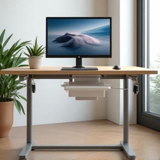 Espace de travail flexible avec bureau assis-debout